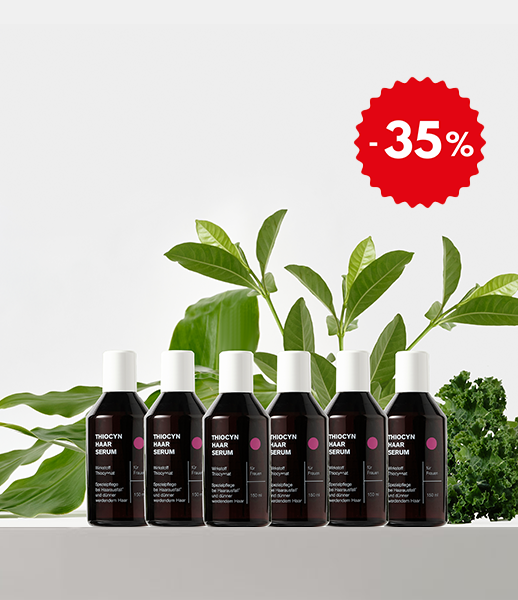 6er Vorrats-Bundle Thiocyn Haarserum Frauen 150 ml